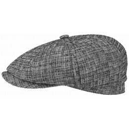 Hatteras Cotton Cap Black & White - Stetson