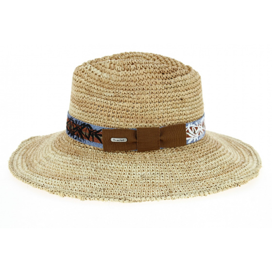 Natural Straw Sassari Traveler Hat - Traclet