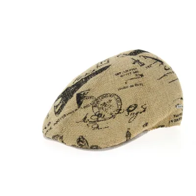 Casquette Bombée Nerone Jute & Coton Naturelle- Traclet Reference : 10655 | Chapellerie Traclet
