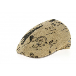 Nerone Jute & Cotton Natural Curved Cap - Traclet