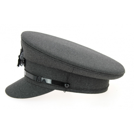 Grey Driver's Cap - Traclet Grey Driver's Cap - Traclet