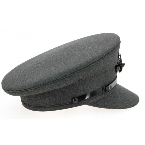 Grey Driver's Cap - Traclet Grey Driver's Cap - Traclet
