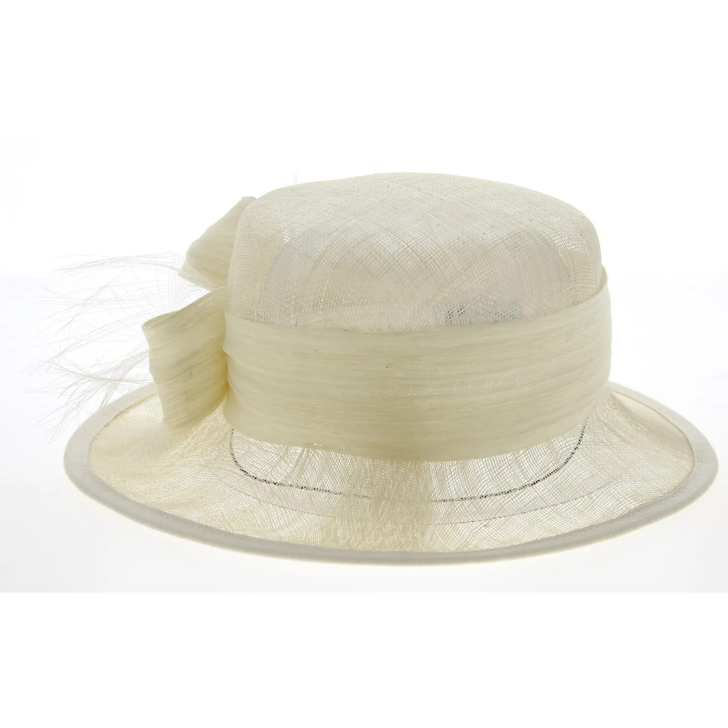 Chapeau de Cérémonie Carmen Ivoire - Traclet Reference : 978 | Chapellerie Traclet