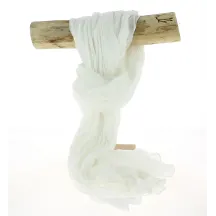 Chèche Torsade Coton Blanc- Traclet Reference : 10665 | Chapellerie Traclet