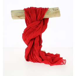 Red Cotton Twisted Cheche - Traclet