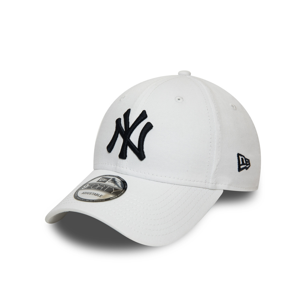 Casquette NY Yankees Essential 9Forty Coton Blanche- New Era Reference :  10668