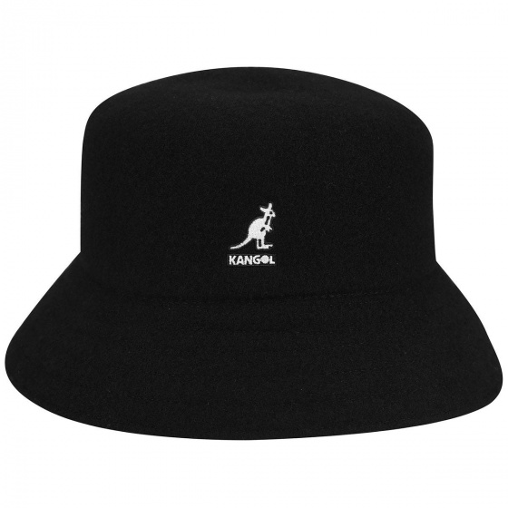 Lahinch Wool Bucket Hat Black - Kangol