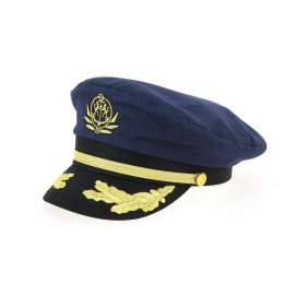 Captain's Cotton Navy Cap - Traclet