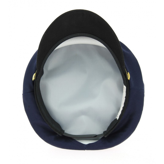 Casquette De Capitaine Coton Marine - Traclet