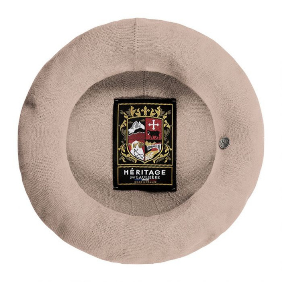 Béret Authentique Été Coton Greige - Héritage par Laulhère