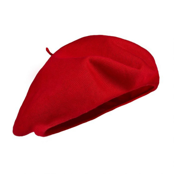 Authentic Summer Cotton Beret Scarlet - Heritage by Laulhère Authentic Summer Cotton Beret Scarlet - Heritage by Laulhère