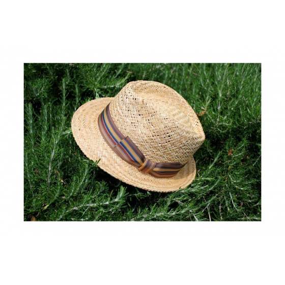 Varadero Natural Straw Trilby Hat - Traclet
