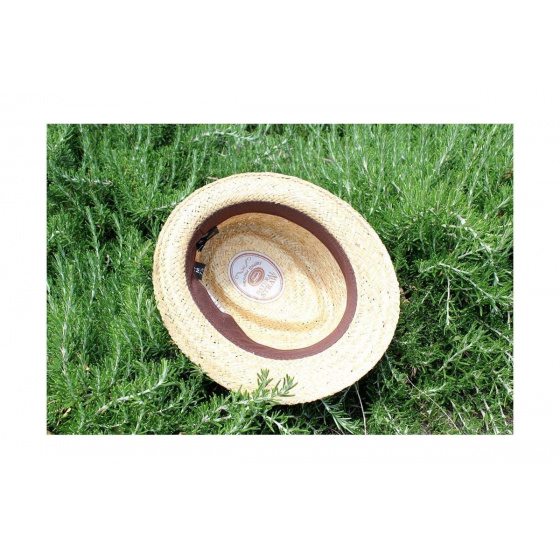 Varadero Natural Straw Trilby Hat - Traclet