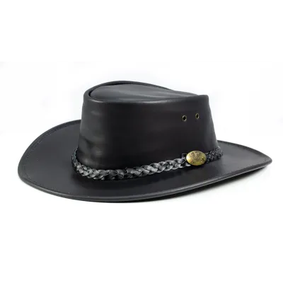 Australian Adventure Oil black hat - Jacaru Reference: 78 | Traclet Hat Shop