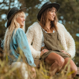 Chapeau Australien Adventure Oil Noir - Jacaru