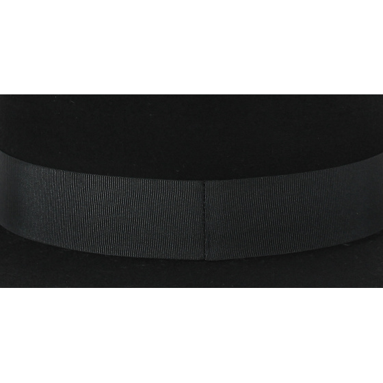 Chapeau Santiago - Cordobes/Canotier Feutre Laine noir - Traclet