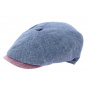 Blue & Pink Cotton Neapolitan Cap - Traclet