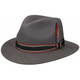 Traveller Grey Wool Felt Stetson Hat