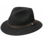 Traveller Hat Wool Felt Black- Traclet