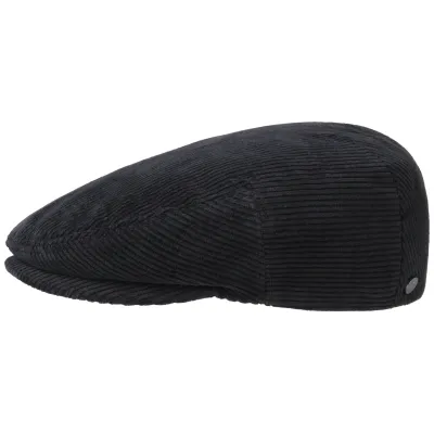 Casquette Plate Velours Noire- Traclet Reference : 10711 | Chapellerie Traclet