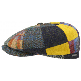 Casquette Hatteras Patchwork Laine & Coton- Stetson