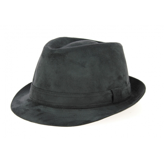 Chapeau Trilby Imitation Noir- Crambes