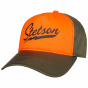 Neon Orange & Khaki Trucker Cap - Stetson