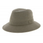 Taupe Cotton Chambray Safari Hat - Crambes