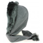 Grey Norell Fleece Hood
