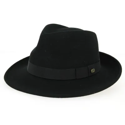 chapeau blues brothers - chapeau bogarte noir - bogarte Reference : 235 | Chapellerie Traclet