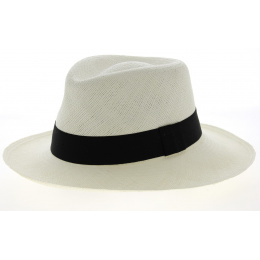 Chapeau Panama Quevedo  Larges Bords Blanc- Traclet