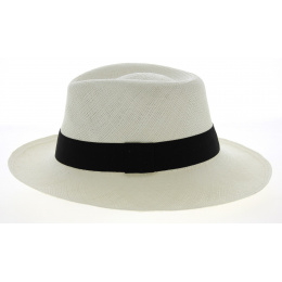 Chapeau Panama Quevedo Larges Bords Blanc- Traclet
