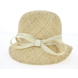 Chapeau Cloche Clara Paille Naturel - Traclet