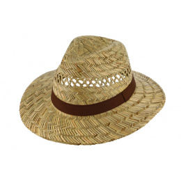Ezra Natural Straw Traveller Hat - Traclet
