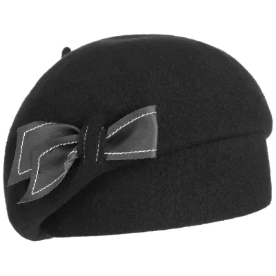 Béret Lady Laine Barascon Noir- Traclet Reference : 10750 | Chapellerie Traclet