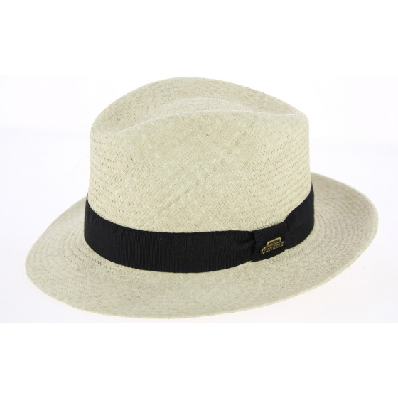 Fedora Quito Natural Straw Panama Hat- Traclet