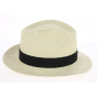 Quito Natural Panama Straw Fedora Hat - Traclet