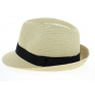 Trilby Hat Papeete Straw Natural Paper - Traclet