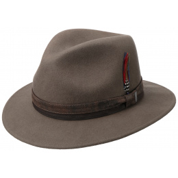 Taupe Wool Felt Traveller Hat - Stetson