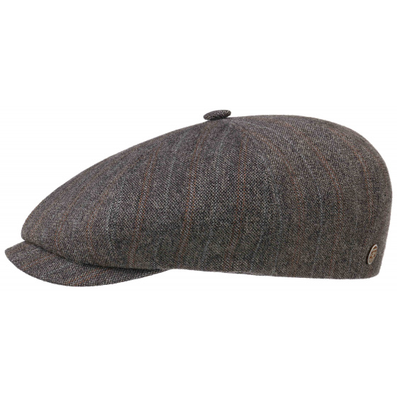 Many Linen & Brown Wool Cap - Stetson