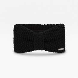 Bandeau Nunka Tricot Noeud Noir- Pipolaki