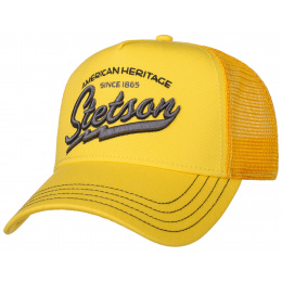 Casquette Trucker American Heritage Jaune- Stetson