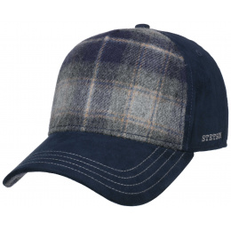 Casquette Trucker Laine Bleu Marine- Stetson