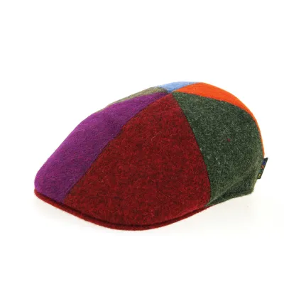 patchwork flat cap - buy flat cap Reference: 358 | Chapellerie Traclet