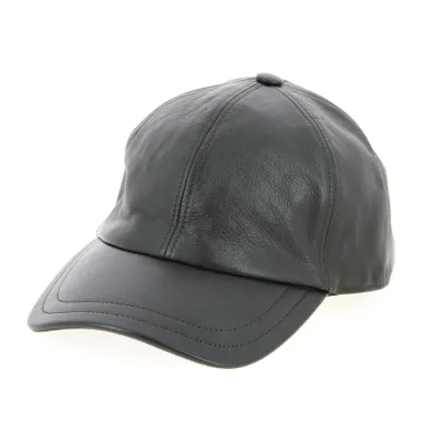 Casquette Baseball Kingsburg Cuir Marron Reference : 1848 | Chapellerie Traclet