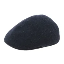 Crambes Navy Blue Wool Rounded Cap with Ear Flaps - Brighton  Reference: 10841 | Traclet Hat Shop