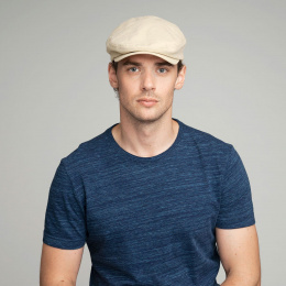 Keter Cotton Beige Flat Cap- Bailey