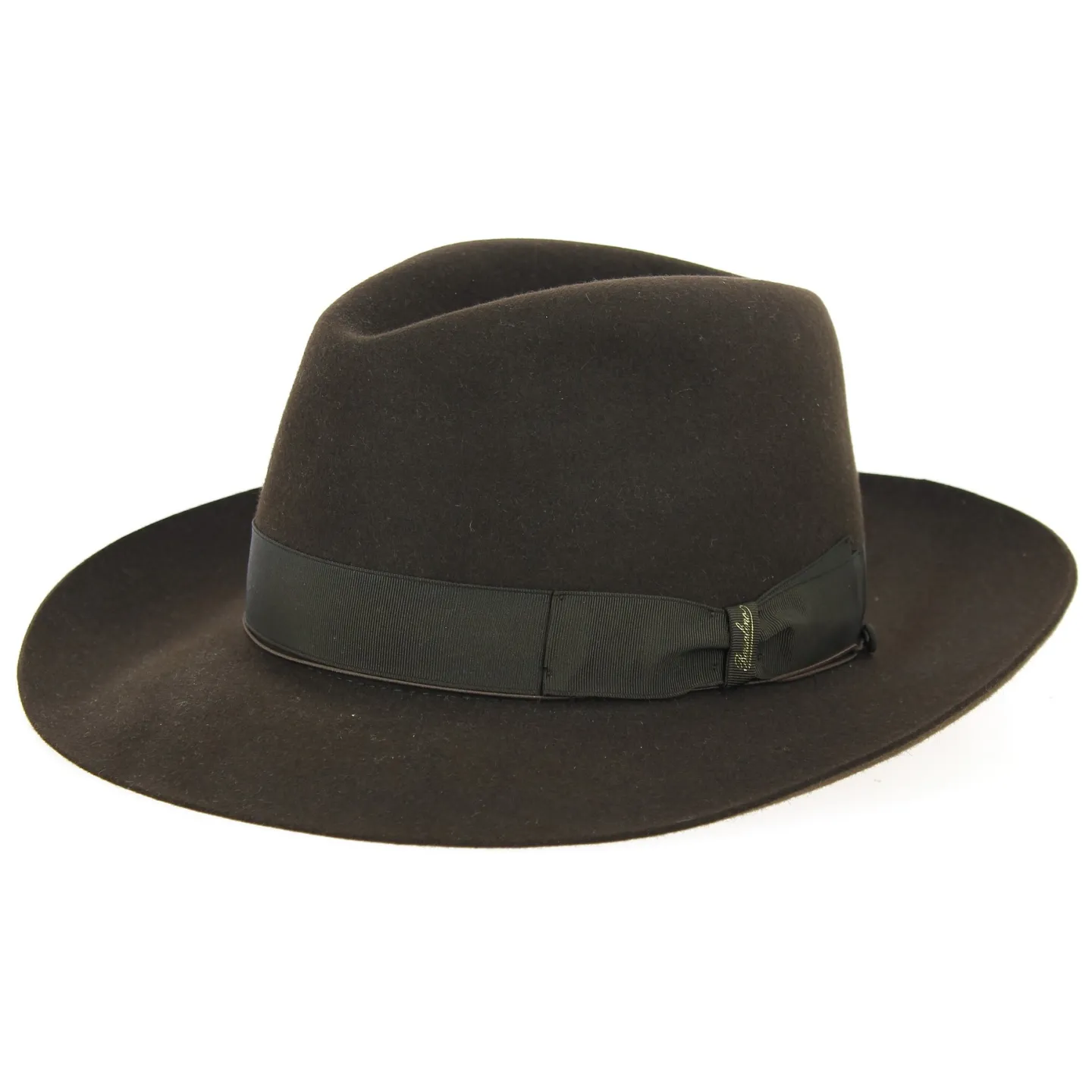 Chapeau Umberto Feutre Poil Marron- Borsalino  Reference : 10843 | Chapellerie Traclet