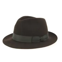Borsalino Vanzina Brown Fur Felt Hat Reference: 10844 | Traclet Hat Shop