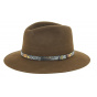 Dakota Brown Fur Felt Traveller Hat - Guerra